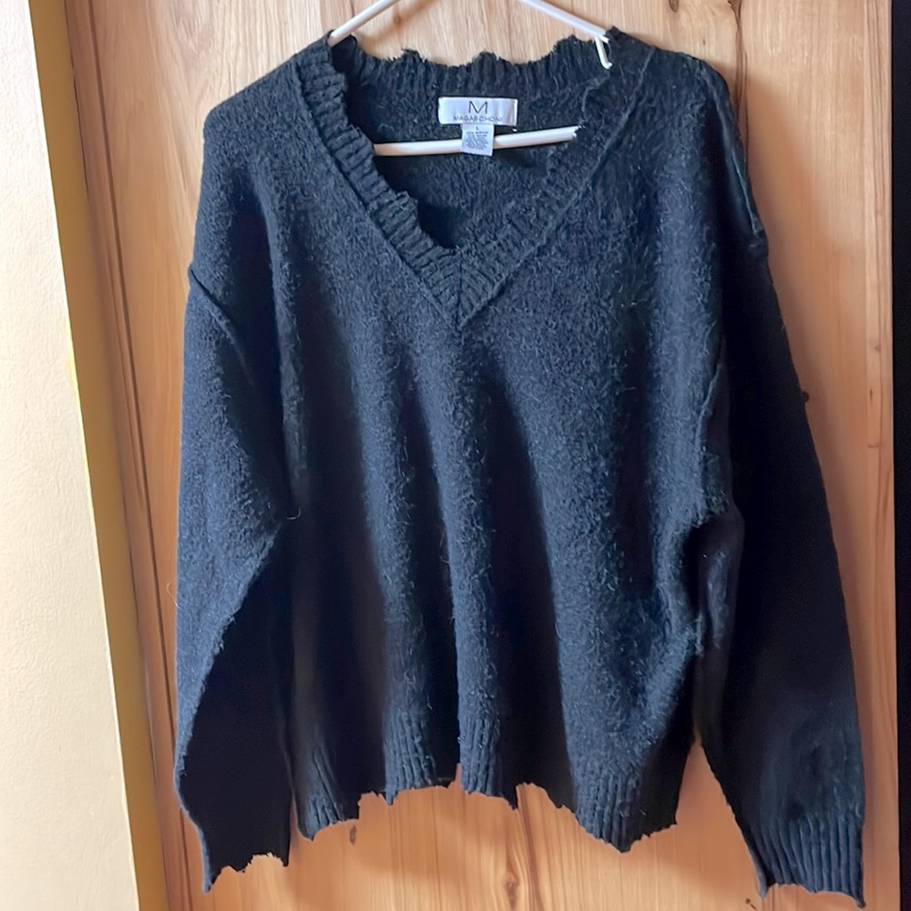 Magaschoni wool blend black sweater‎